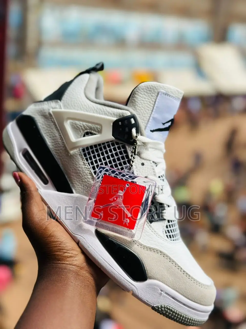 Air Jordan 4 Wolf Gray White