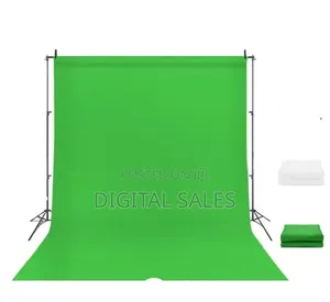 3m by 3m Back Drop/ Green Screen With Stand