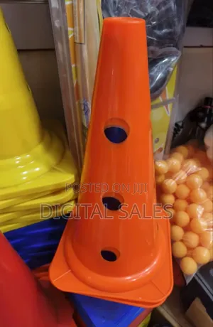 6pcs Bright Neon Colored Cones