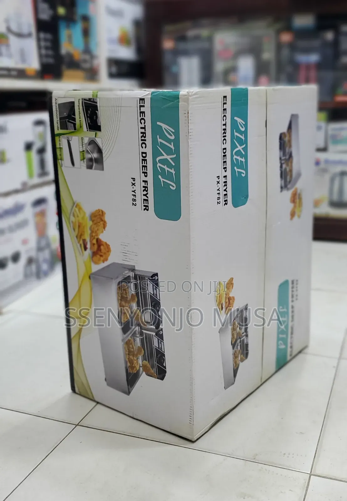 Pixel Deep Fryer 1set 6×2l - 2500w X 2,Commercial-Grade Dual