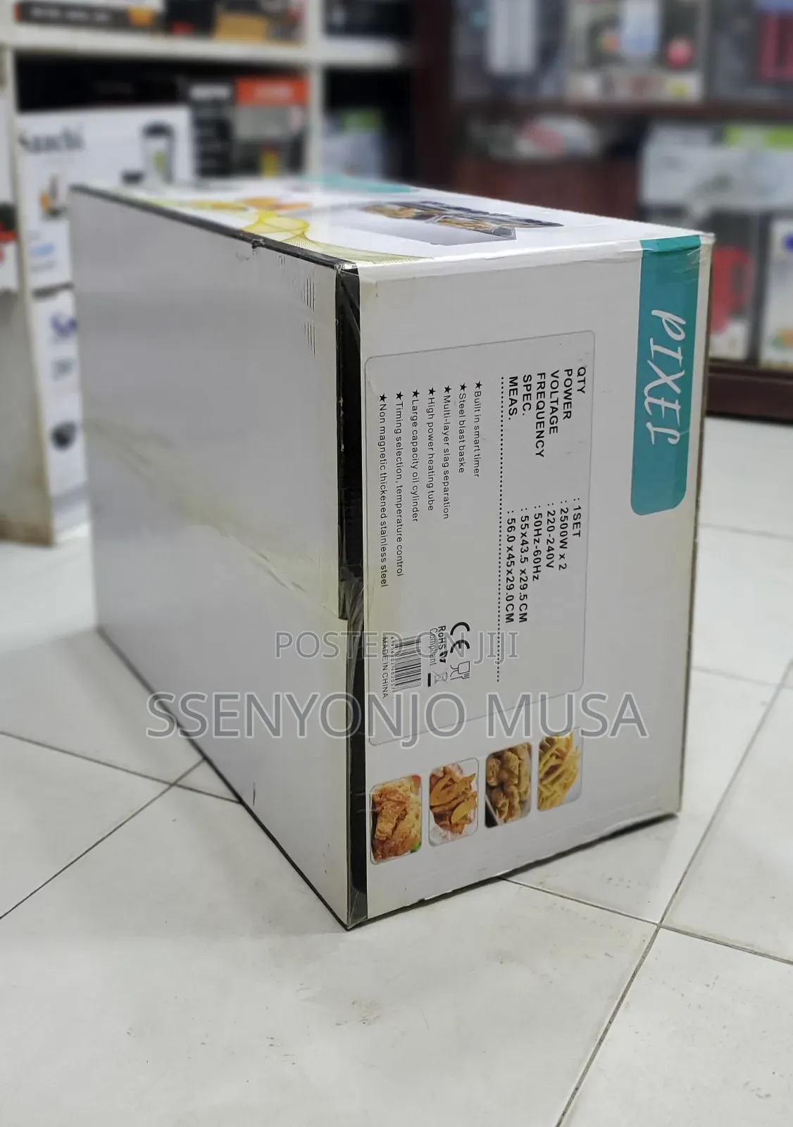 Pixel Deep Fryer 1set 6×2l - 2500w X 2,Commercial-Grade Dual