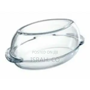 Pyrex Glass Oval Casserole Oven Dish With Lid,4L,Colourless