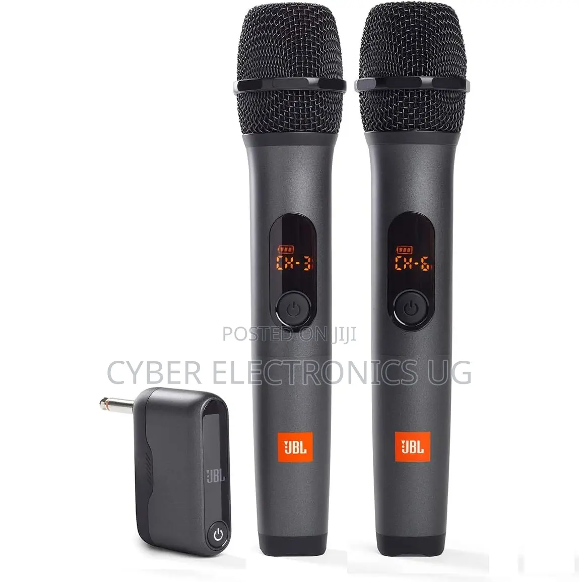 Double JBL Wireless Microphone System With Receiver Original