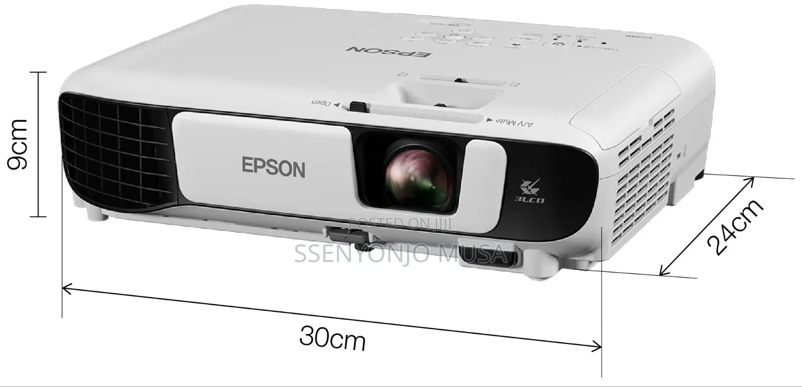 Epson EB-X41 XGA 3LCD Projector - High-Brightness V11H843040