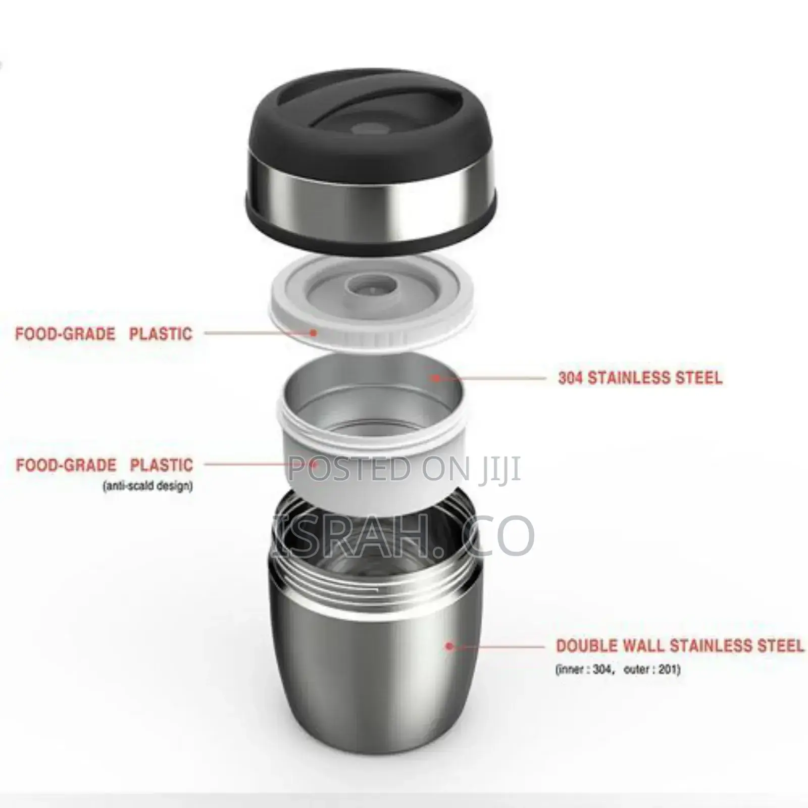 Regal Vacuum Insulated Thermo Food Flask,Lunch Box