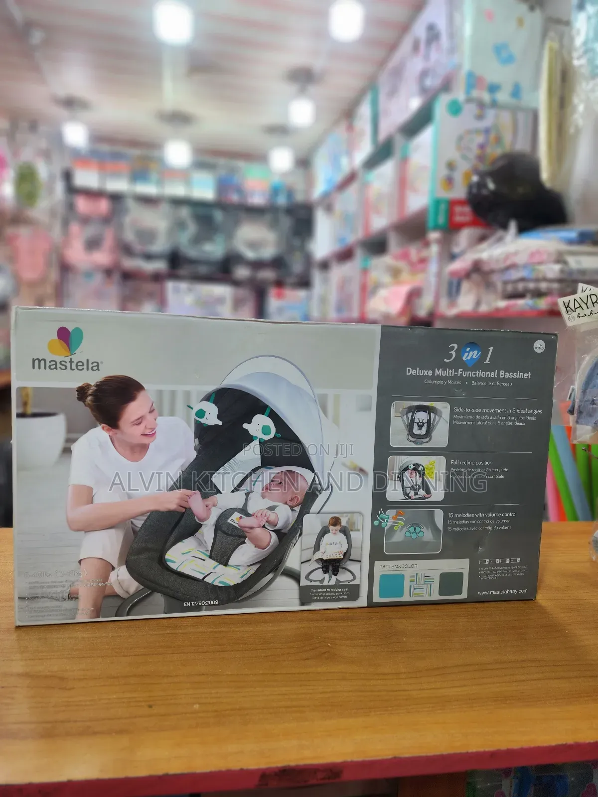 Electric Baby Swing 3in1
