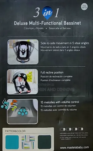 Electric Baby Swing 3in1