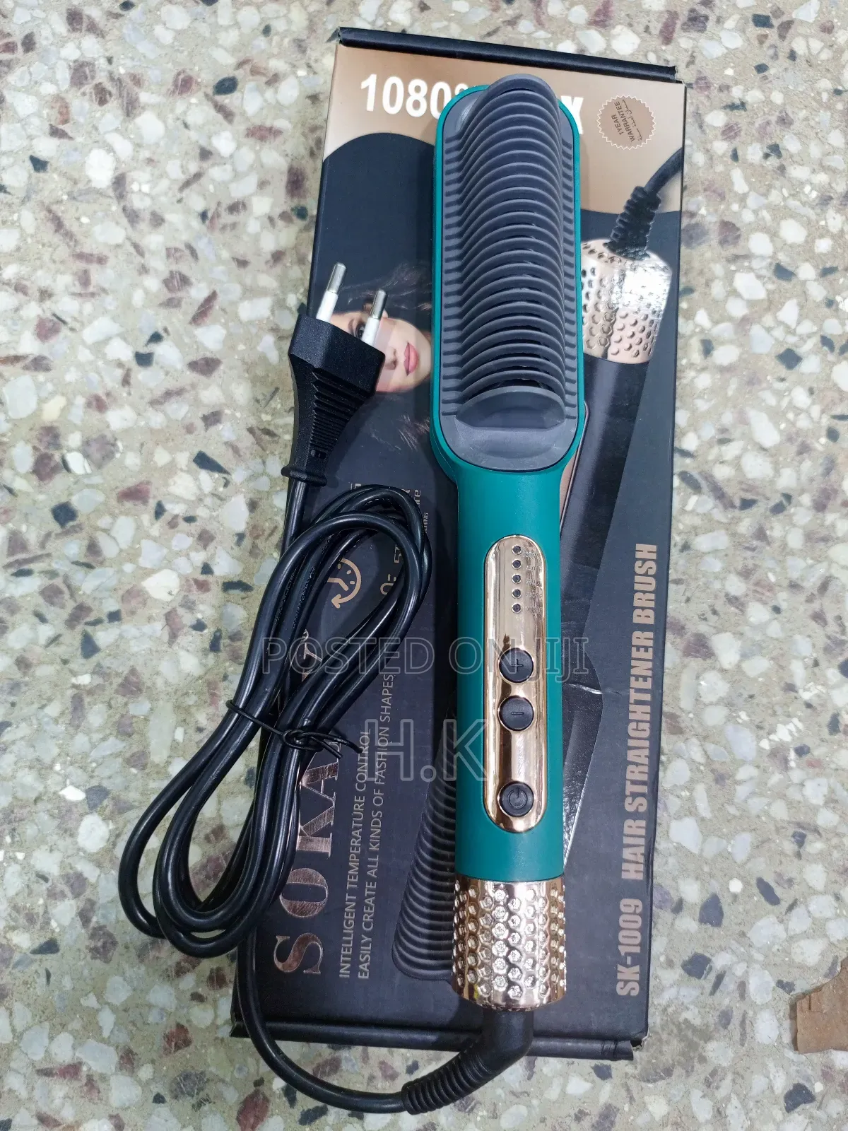 Sokany SK-1009 Hair Straightener Brush.
