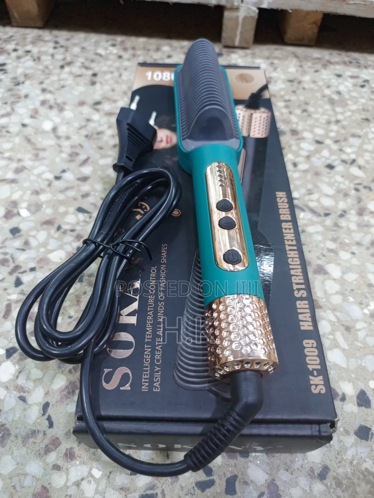 Sokany SK-1009 Hair Straightener Brush.