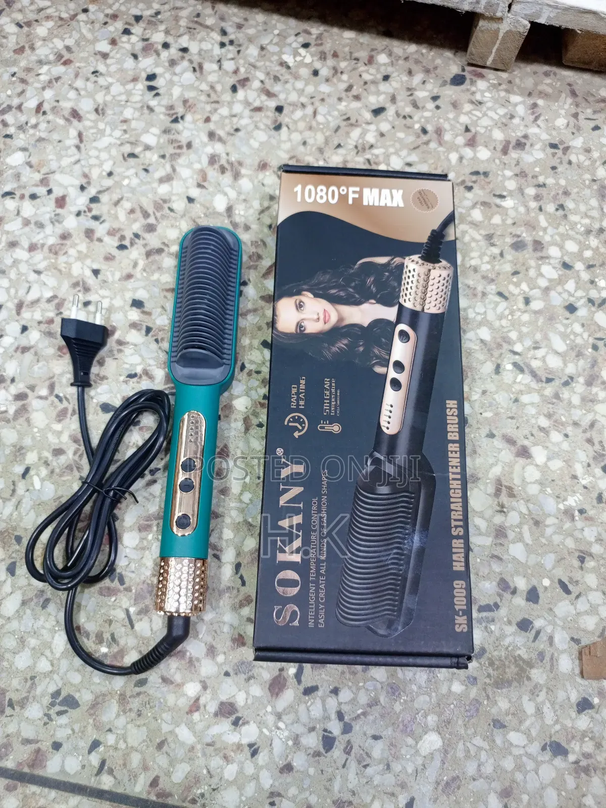 Sokany SK-1009 Hair Straightener Brush.
