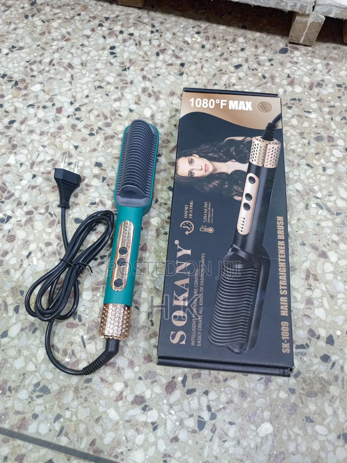 Sokany SK-1009 Hair Straightener Brush.