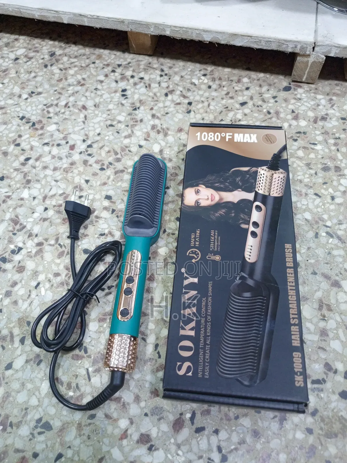 Sokany SK-1009 Hair Straightener Brush.