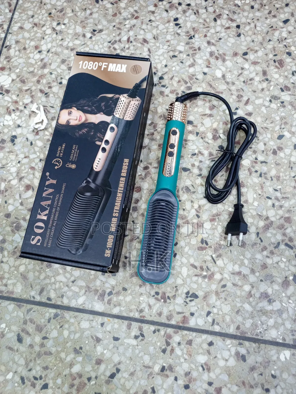 Sokany SK-1009 Hair Straightener Brush.