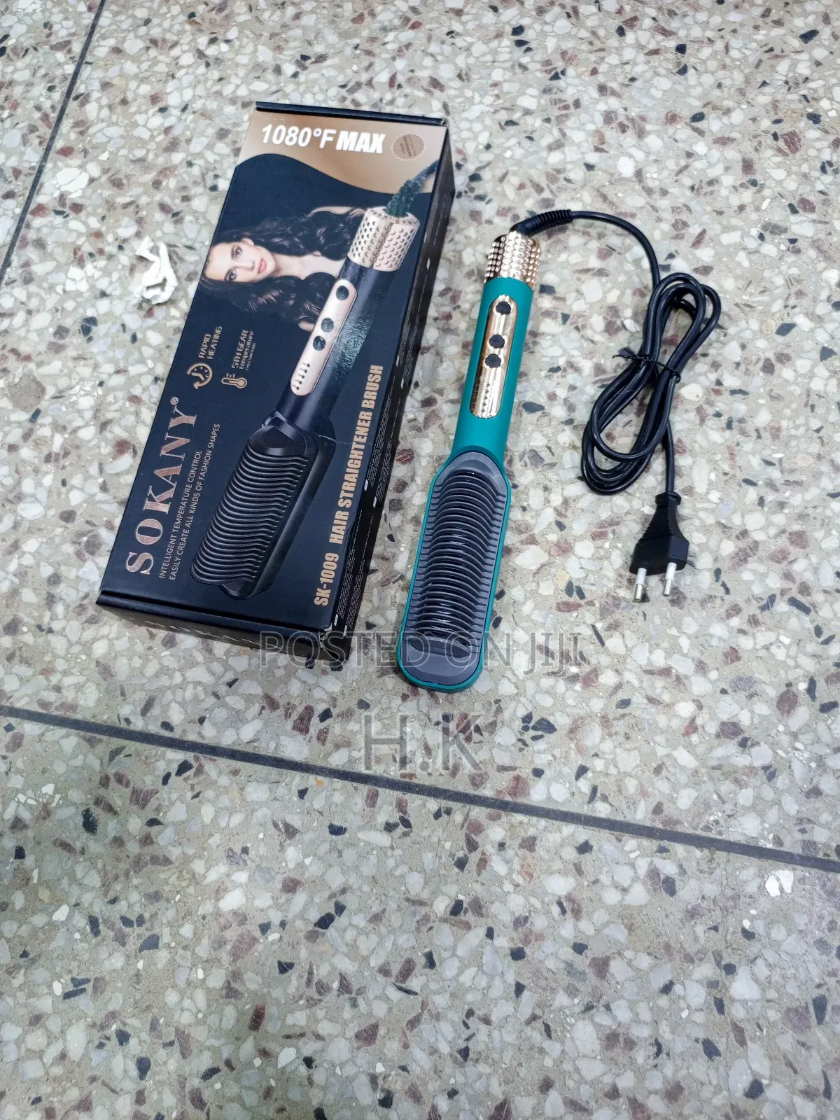 Sokany SK-1009 Hair Straightener Brush.