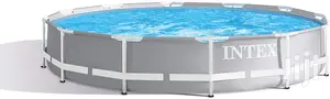 Intex 12ft X 30in Prism Frame Pool Set With Filter Pump