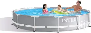 Intex 12ft X 30in Prism Frame Pool Set With Filter Pump