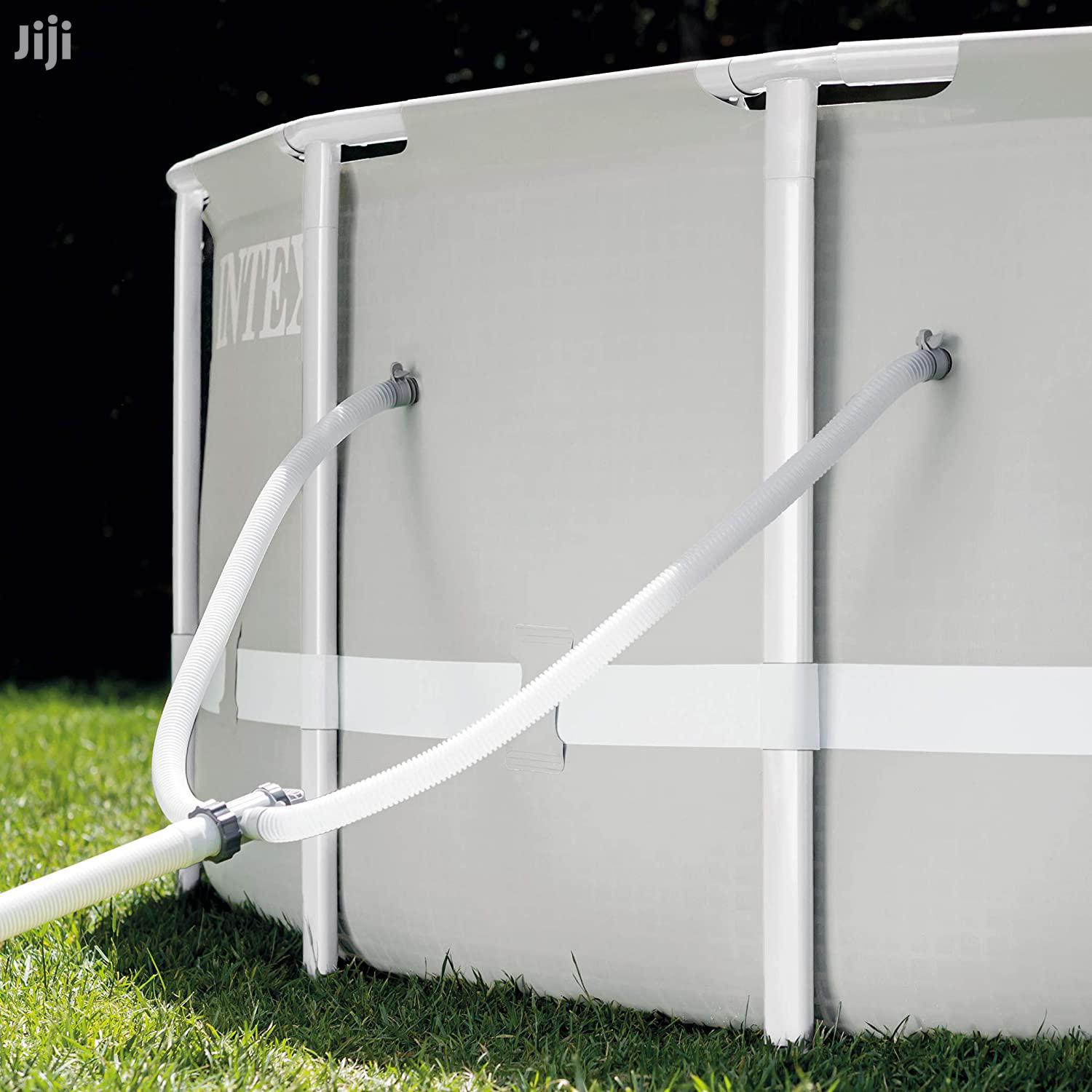 intex prism frame pool filter setup