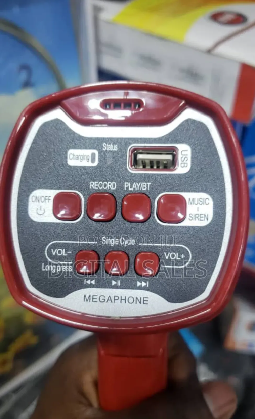 Reachargable Mega Phone