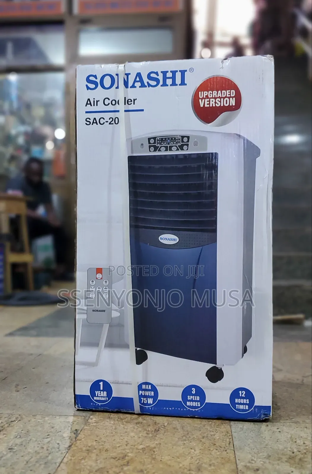 Sonashi Air Cooler 7.0l Sac-204 - 12h Timer, Touch Button-Remote-