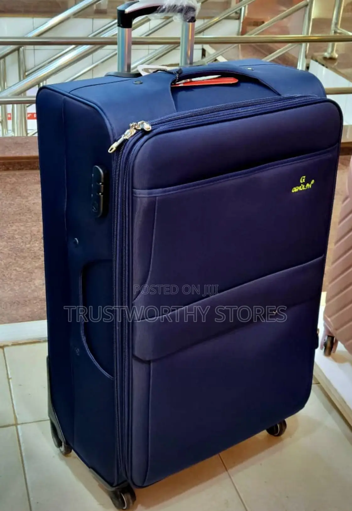 Gemulin Fabric Suitcase - Largest Size