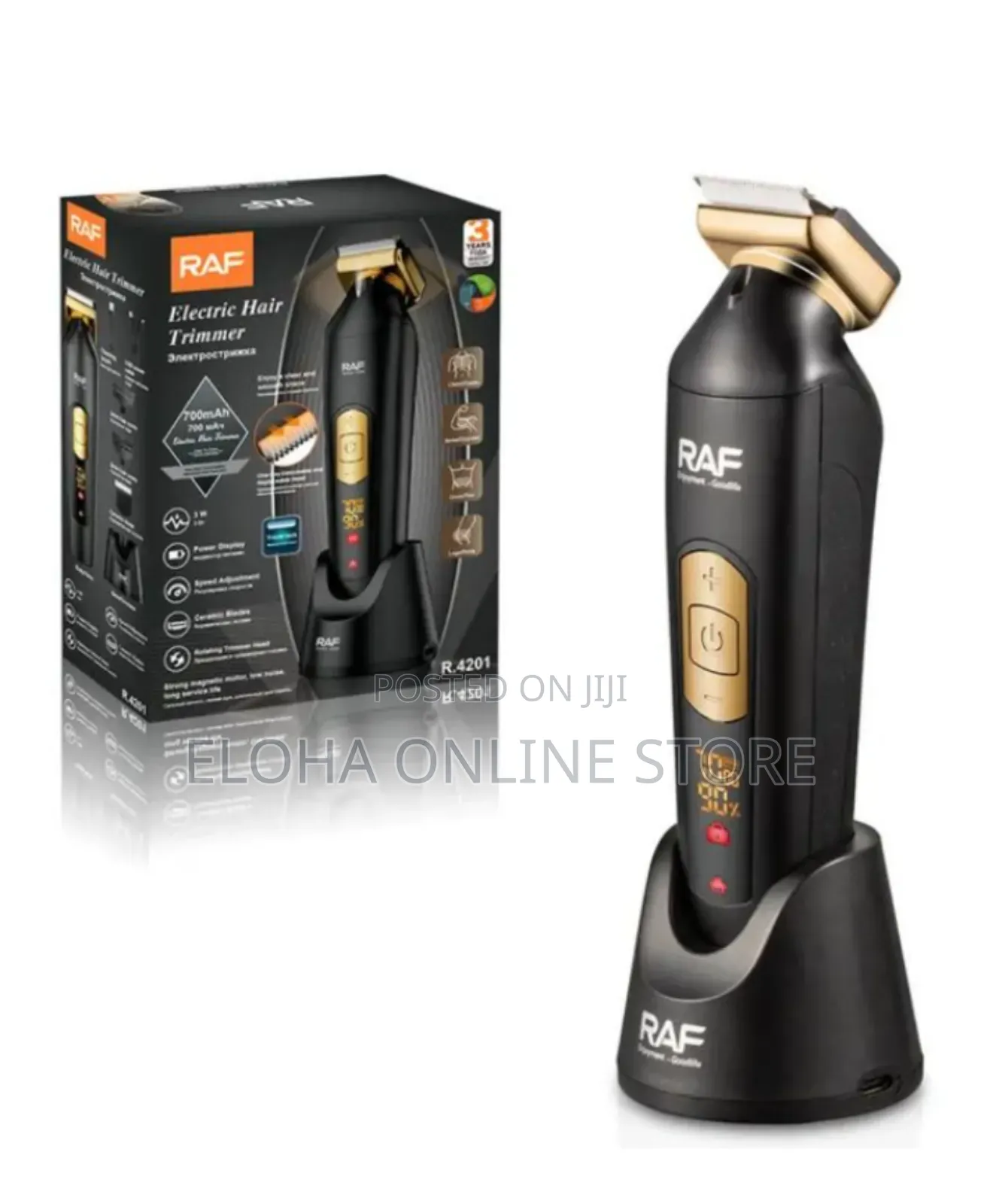 RAF Gold Exodus Electric Hair Trimmer