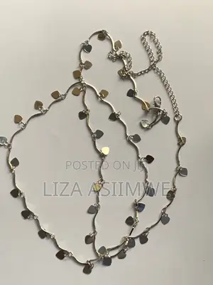 Silver Heart Charm Waist Chains