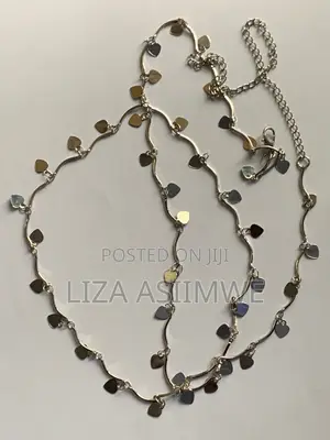 Silver Heart Charm Waist Chains