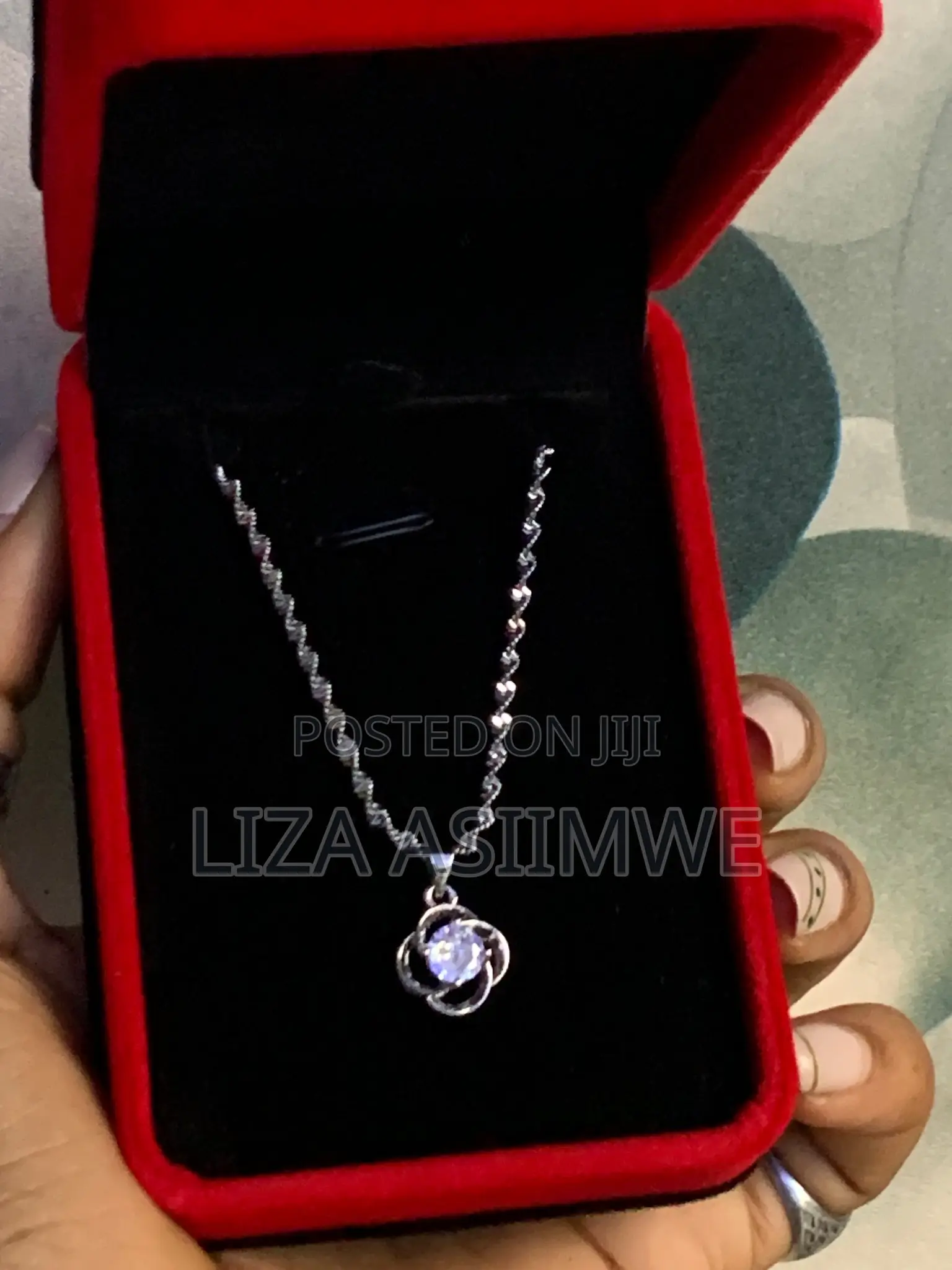 Silver Clover Pendant Necklace