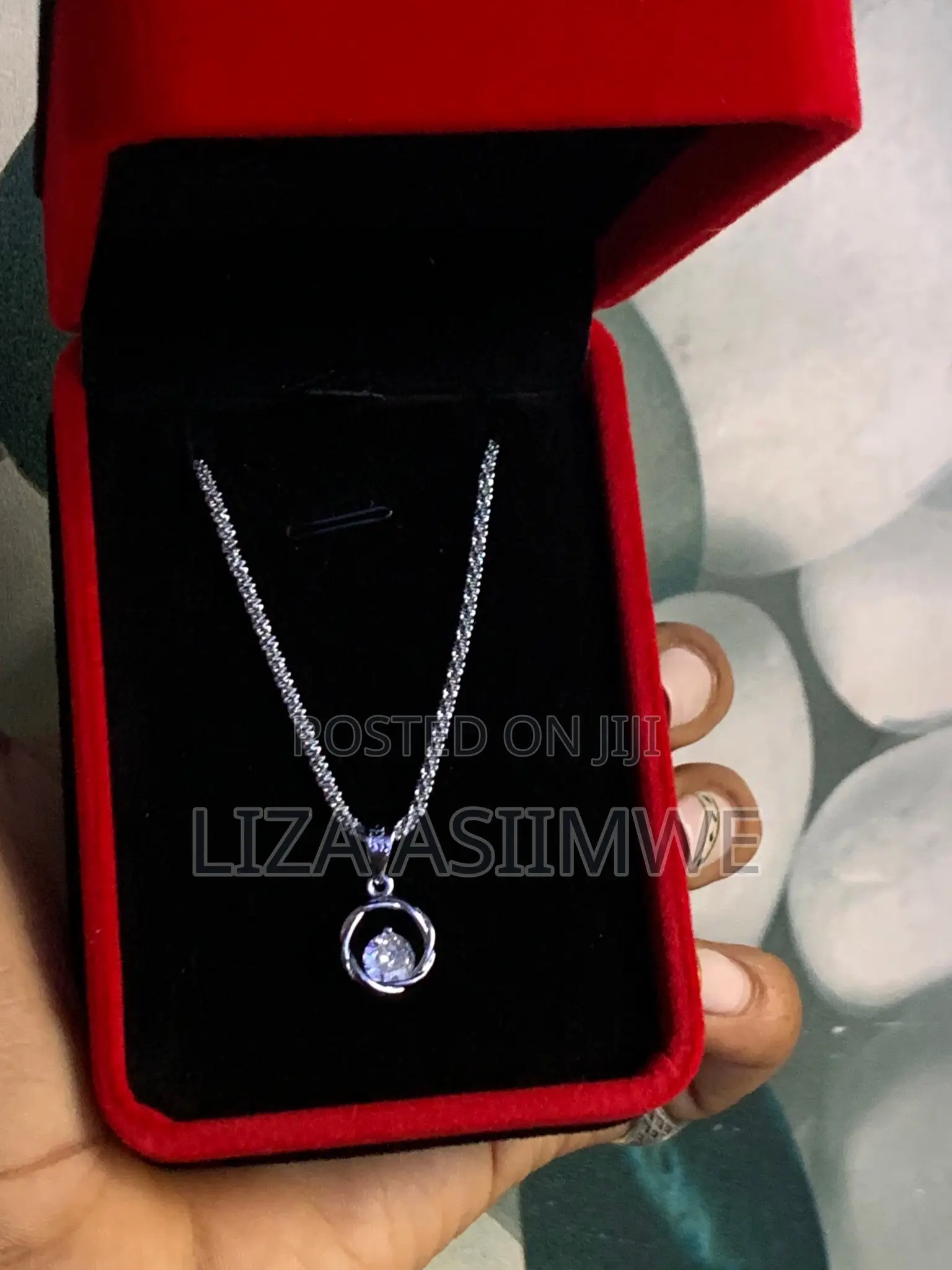 Classic Halo Pendant Necklace