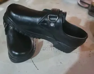 Boys Black School Shoes