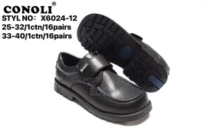 Black School Shoes for Boys