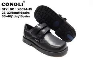 Black School Shoes for Boys