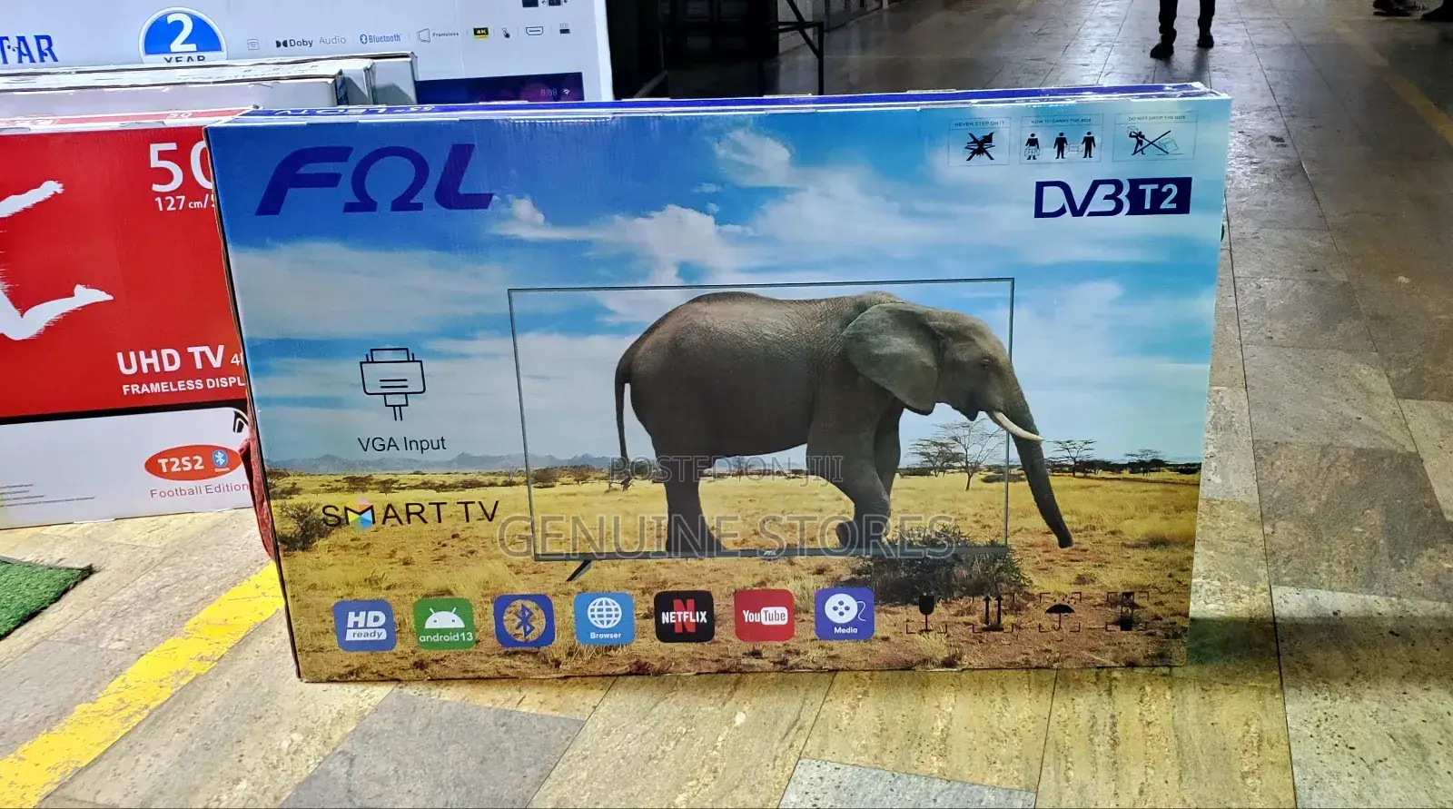 Fol 55" Smart Tv of a Frameless Screen