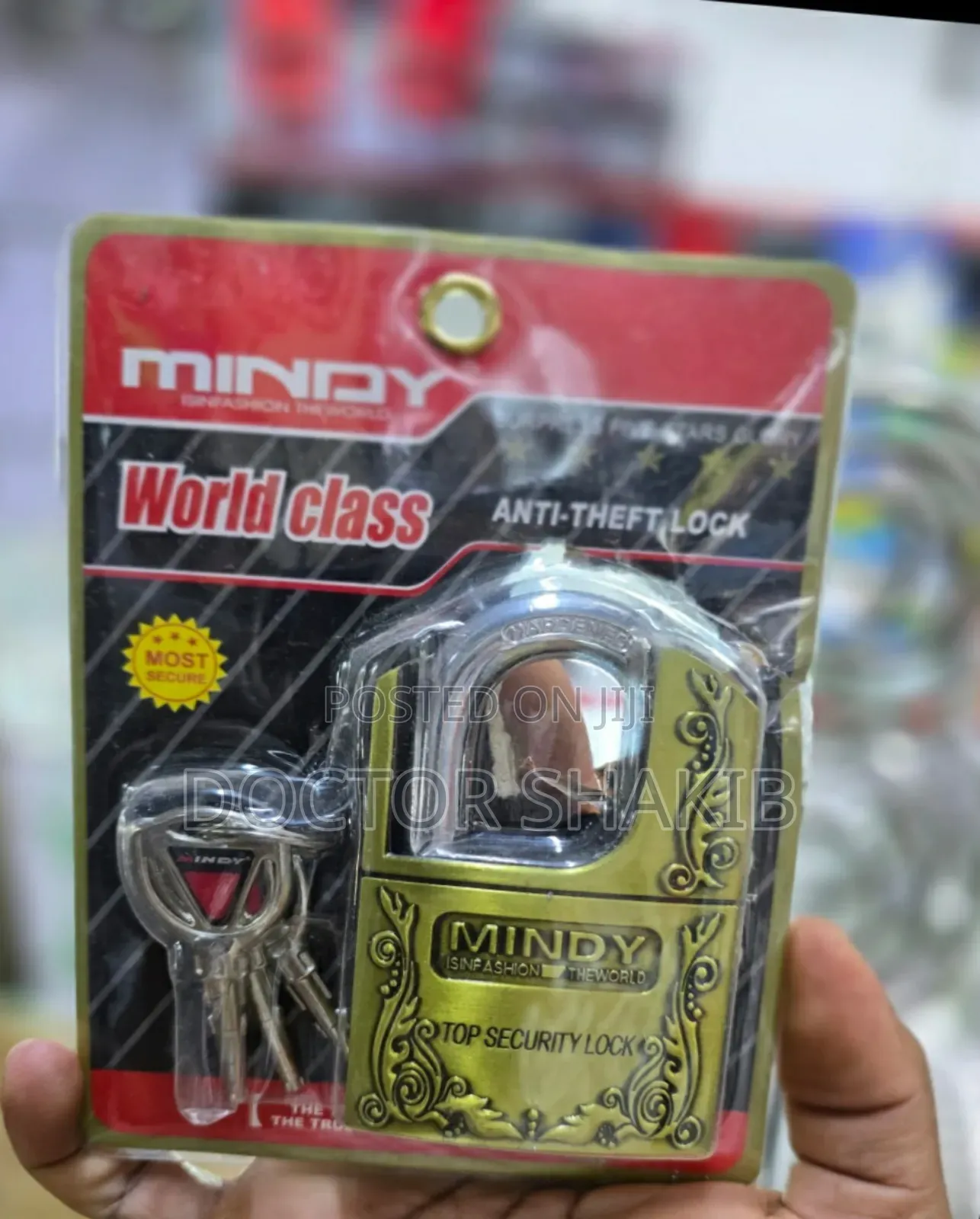Mindy Large Guarded World Class Anti Theft Padlock