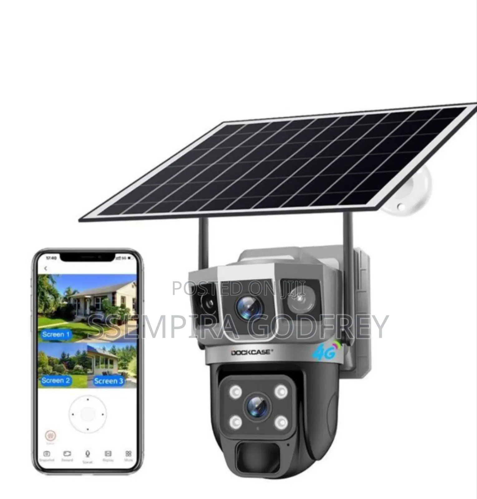 4g Sim Card Solar Camera Outdoor Resistant to Any Weather