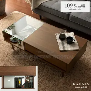 Center/ Coffee Table With a Glass Top.