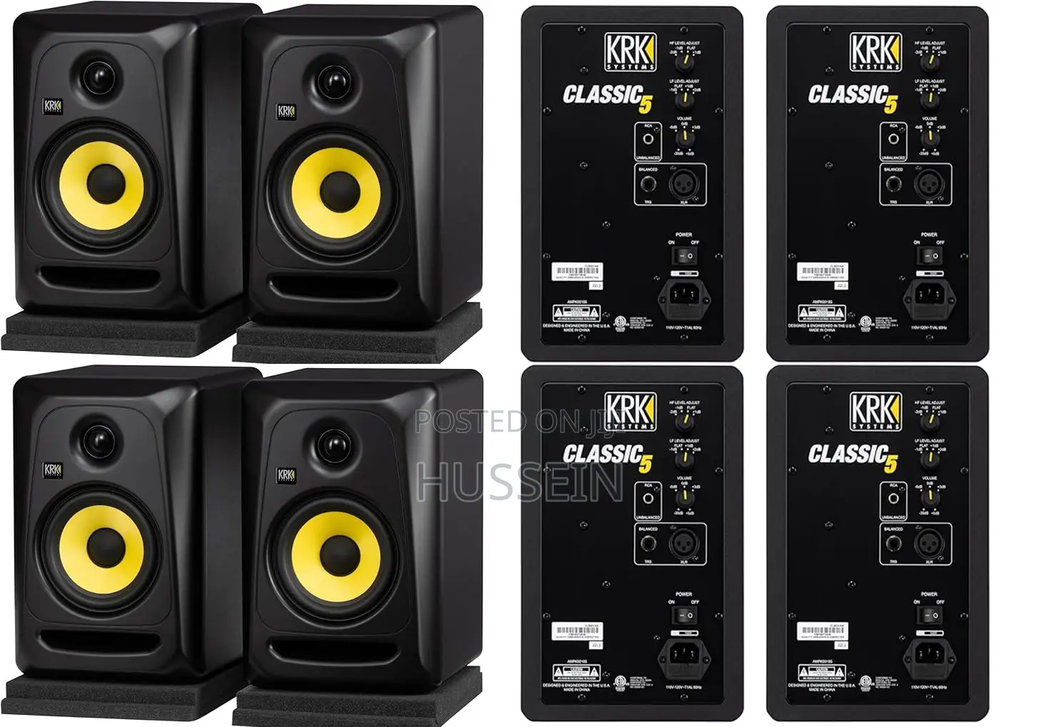 KRK CL5G3PK1 5" Classic Powered Studio Monitor Pair With