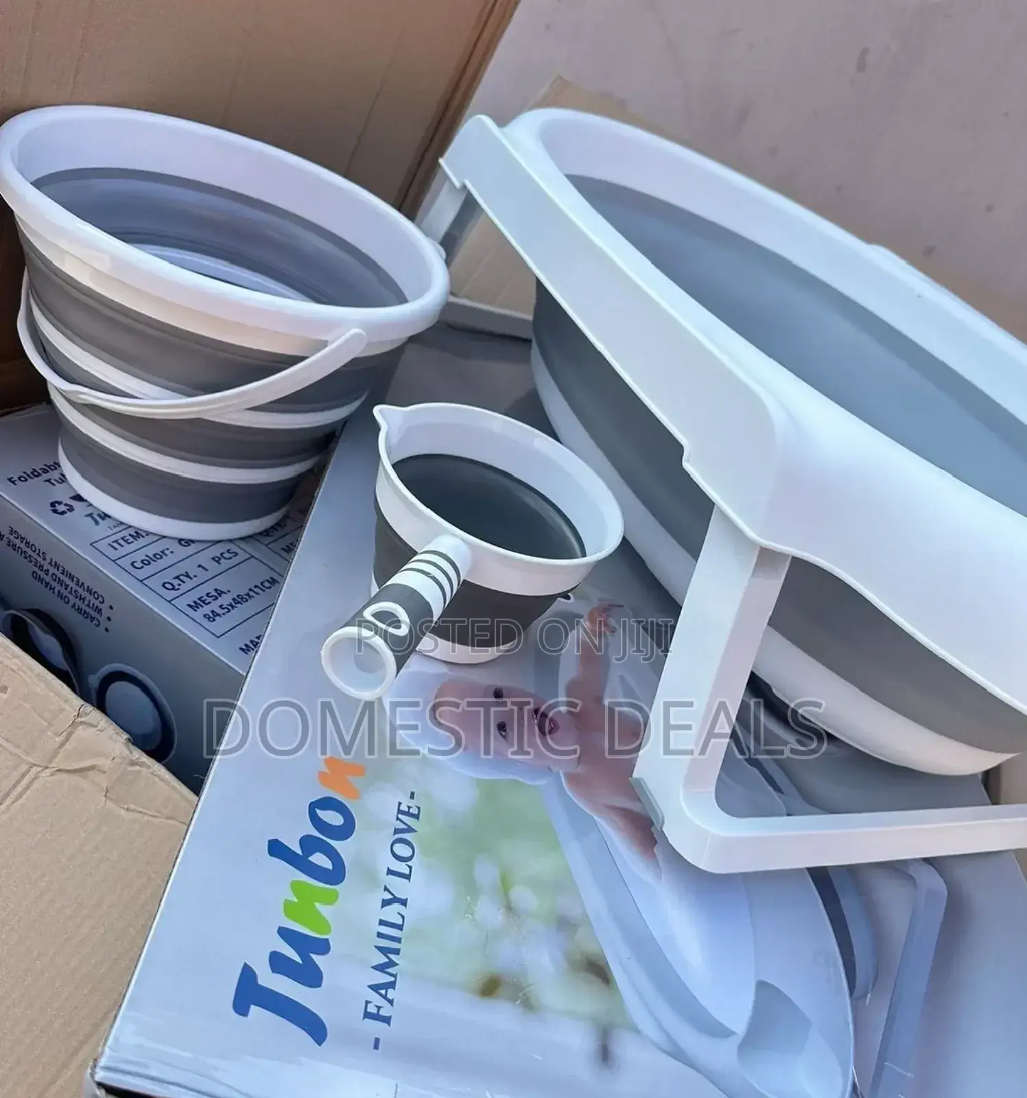 Baby Foldable Bathtub Set