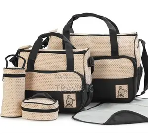 5in1 Women Multifunctional Baby Diaper Bag