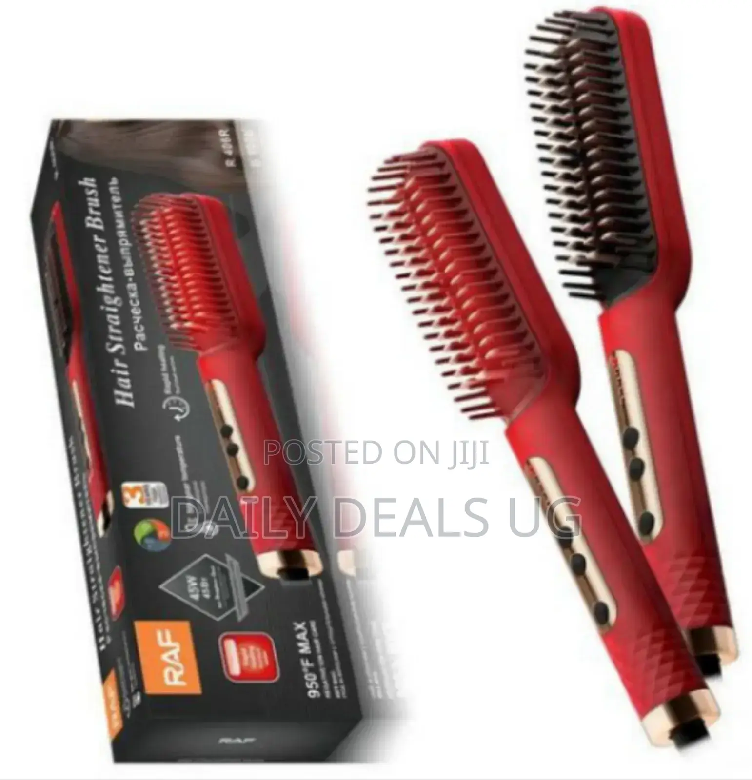 Electric RAF Hair Straightener Brush