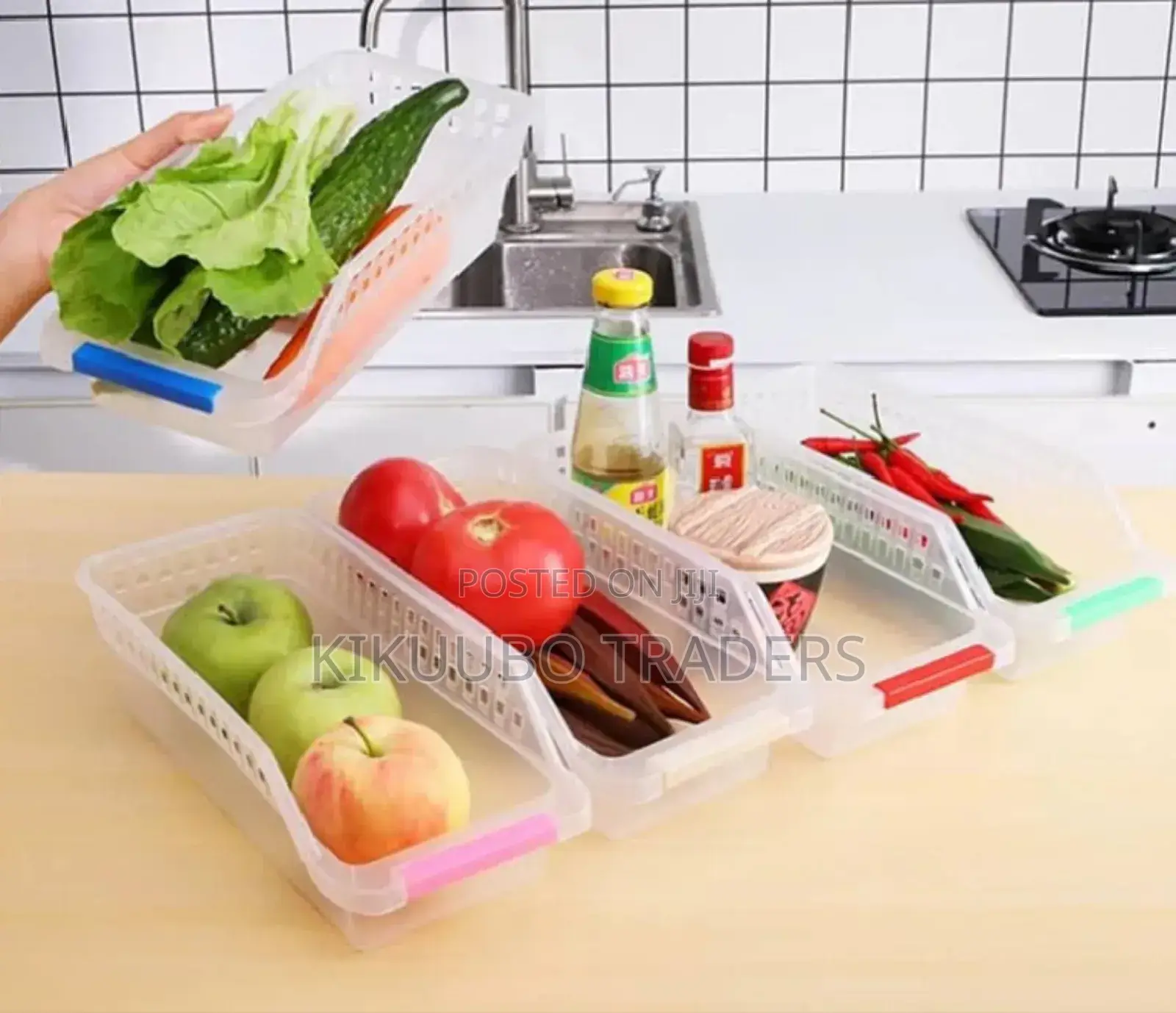 Clear Refrigerator Storage Containers