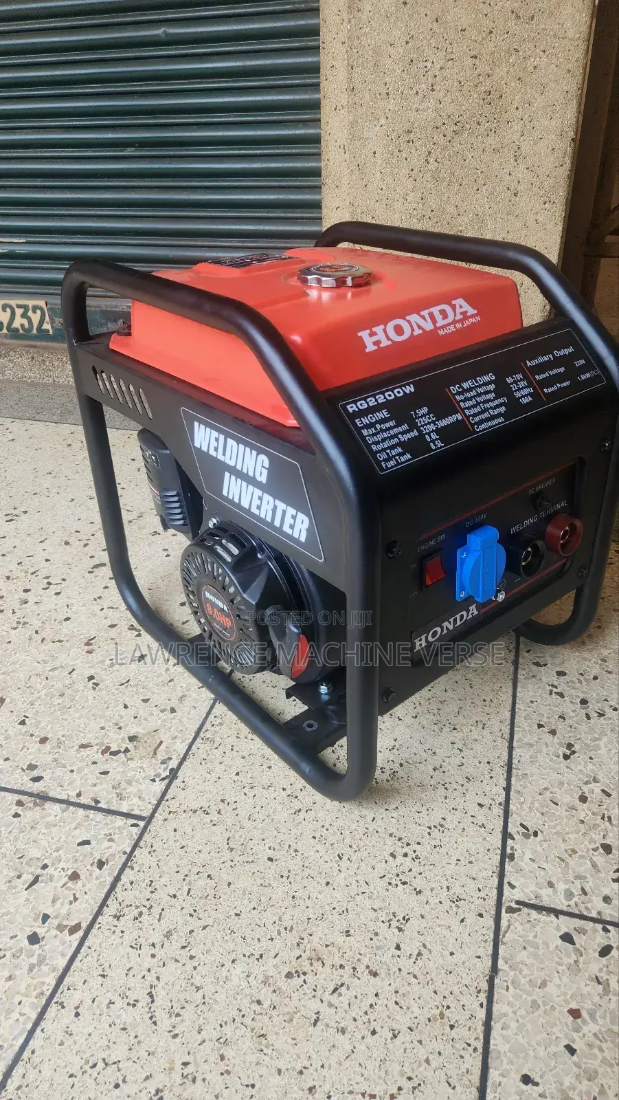 Honda Welding Gegenerator 160 Amps
