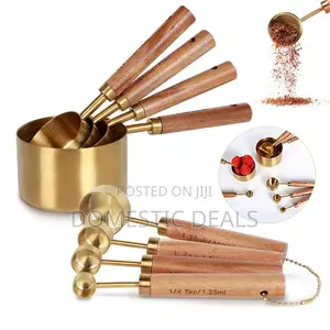 Golden Measuring Cups Spoon Set
