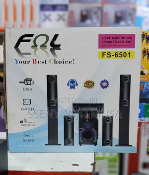FOL FS-6501 5.1 Ch Multimedia Speaker System With USB/SD-FM
