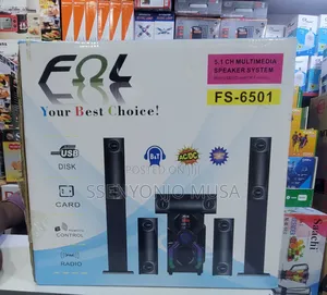 FOL FS-6501 5.1 Ch Multimedia Speaker System With USB/SD-FM