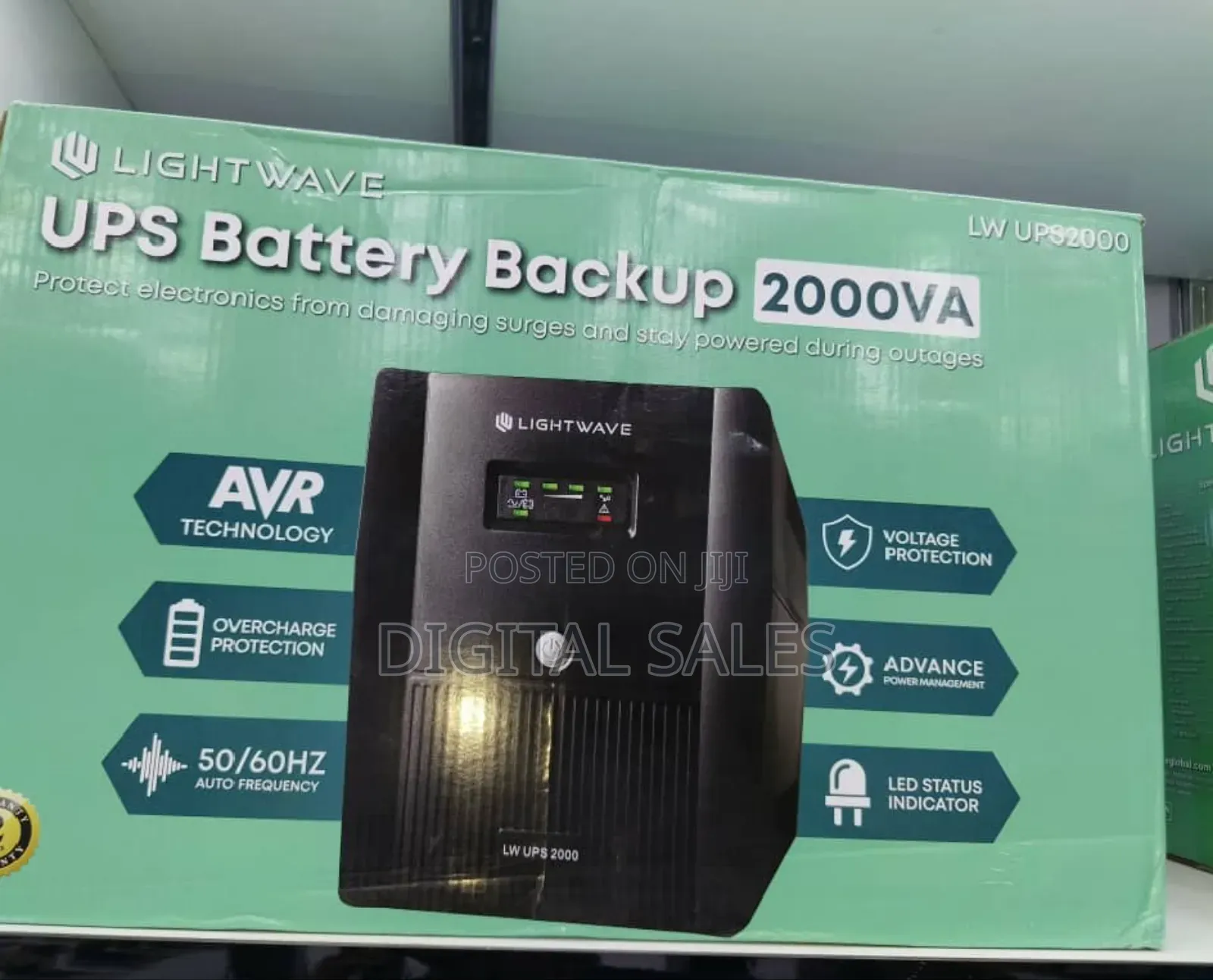 Light Wave Ups Back Up -2000va