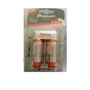 Singway Battery Charger With 2 Batteries.