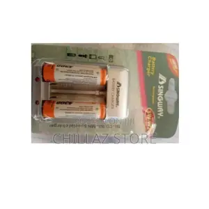 Singway Battery Charger With 2 Batteries.