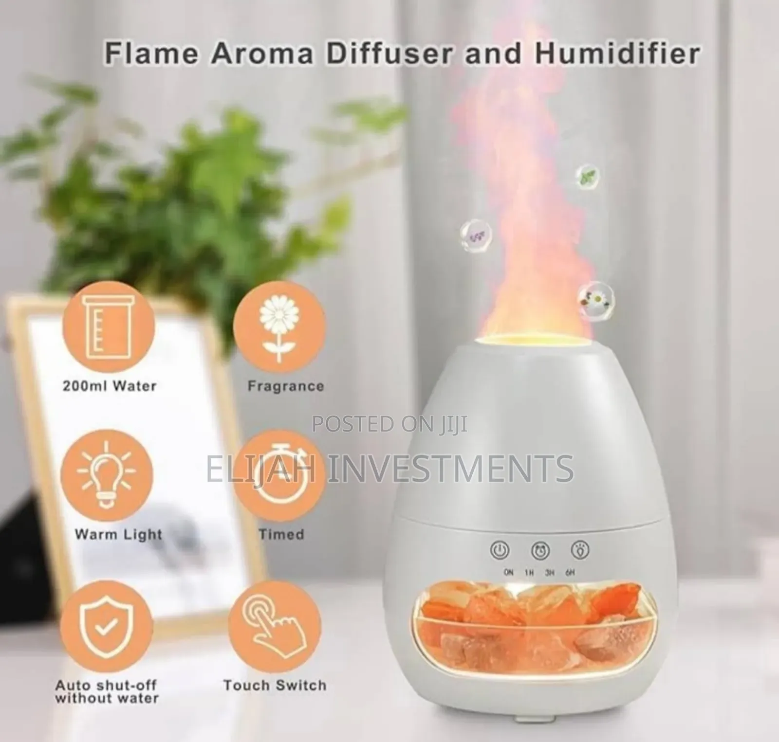 High Class Flame Aroma Diffuser and Humidifier