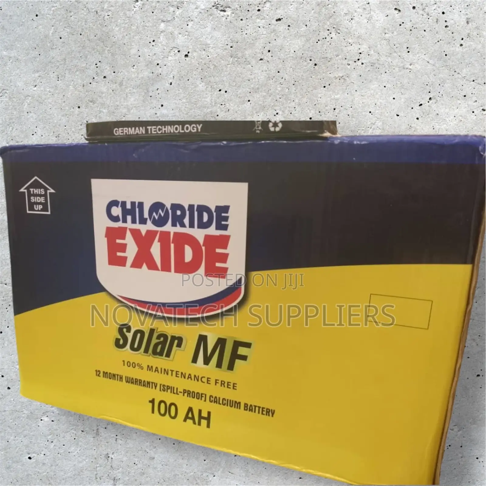100ah Chloride Exide Solar Maintenance Free Batteries Kama